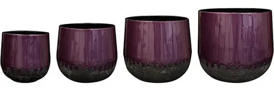 Obrázok produktu pre Ter Steege Packaging Ninthe - Metallic Purple (sada 4 ks), priemer 36 cm
