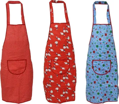 Produktbild von Latzschürze 69x82cm  Trägerschürze Grillschürze Schürze Kochschürze Baumwolle, Dessin:Dessin 3