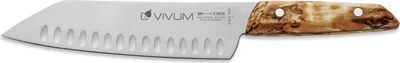 Image de F.DICK Santoku VIVUM avec lame de 18 cm à lame alvéolée 83642182KH