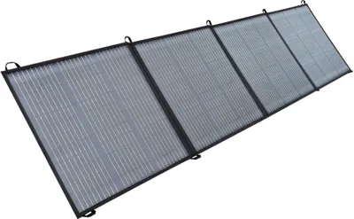 Zdjęcie produktu dla Panel słoneczny ZELURXX, składany panel słoneczny, monokrystaliczny, przenośny, długość po rozłożeniu 245 cm