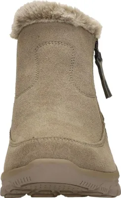 Produktbild von Skechers Relaxed Fit: Easy Going - Cool Zip! Enkellaarsjes Plat - Taupe - Maat 40