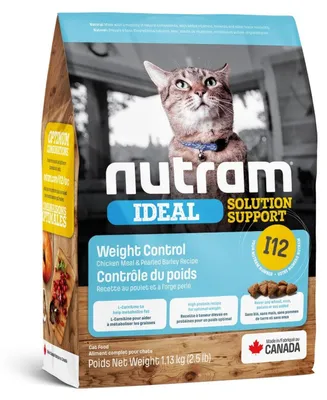Zdjęcie produktu dla Nutram I12 – Kontrola wagi – 5,4 kg – Sucha karma dla kotów