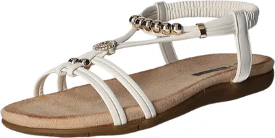 Produktbild von living UPDATED Damen-Sandalette Weiß, Farbe:weiß, EU Größe:42