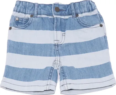 Immagine prodotto di 6794AB bermuda bimbo BOY STELLA McCARTNEY KIDS denim stripes shorts kids