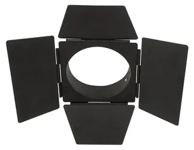 Produktbild von Torblende für Studiostrahler Lunos Schwarz