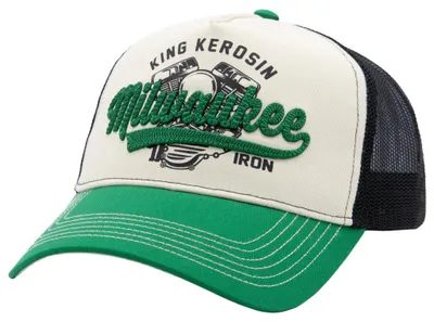 Produktbild von King Kerosin Trucker Cap "Milwaukee" Green & White