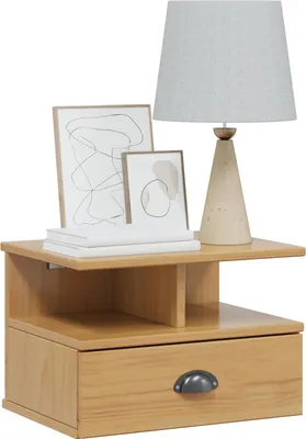 Immagine prodotto di Comodino vidaXL HILL, marrone miele, 40 x 31 x 27 cm, legno massello di pino