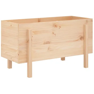 Immagine prodotto di Fioriera Rialzata da Giardino 101x50x57 cm Legno Massello Pino