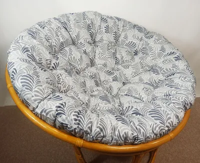 Produktbild von Rattani - Polster , Kissen , Auflage , Ersatzpolster für Rattan Papasansessel , Stoff California Dream Janis 06 , D 120 cm ,  EU .