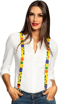 Produktbild von Clown Hosenträger - für Clownskostüm zum Fasching