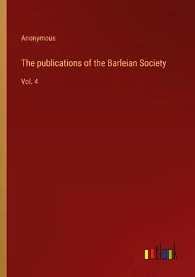 Produktbild von The publications of the Barleian Society