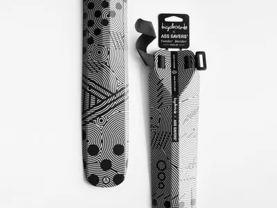 Immagine prodotto di Parafango Fendor Bendor Regular - Nero/Bianco - riflettente