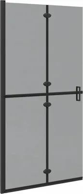 Obrázek produktu pro vidaXL Sprchová zástěna Walk-in černá 100 x 6,5 x 190 cm
