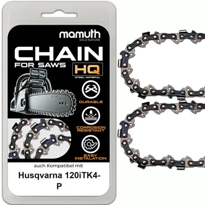 Produktbild von 2x Sägekette 25cm 1,3mm 1/4" 58TG für Husqvarna 120iTK4-P