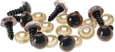 Obrázok produktu pre Oči pre plyšové hračky 12 mm (školské a písacie potreby, kreatívne)