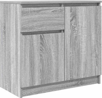 Produktbild von Sideboard mit Schublade Grau Sonoma 71x35x65 cm Holzwerkstoff