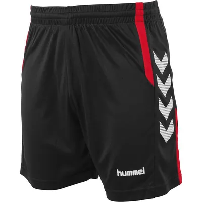 Produktbild von Hummel Aarhus Shorts Herren - Schwarz / Rot