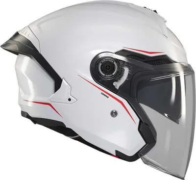Produktbild von MT HELMETS COSMO SV SOLID A0 Glänzendes Weiß Jet-Helm größe S