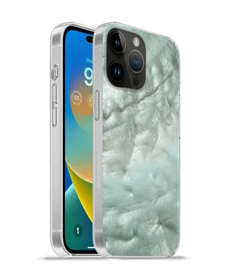 Produktbild von MuchoWow® Handyhülle Schutzhülle Hülle für Apple iPhone 14 Pro Max Natursteine - Grün - Perlmutt Silikon Softcase Handy Hülle - Hardcover