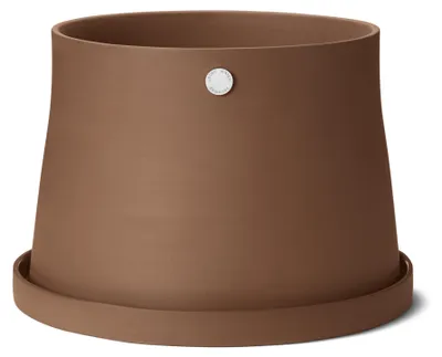 Produktbild von Georg Jensen - Terra Pflanztopf mit Unterteller 22,8 cm