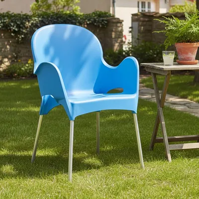 Produktbild von Vashti - Gartenstuhl, Blau: Ein Stuhl Italy