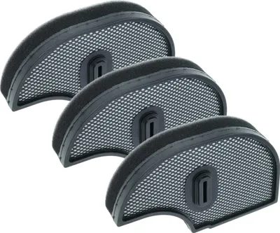 Produktbild von vhbw 3x Staubsaugerfilter kompatibel mit Siemens VSX4A212/11, VSX4XTRM2/11 Staubsauger - Schaumstofffilter Schwarz Grau