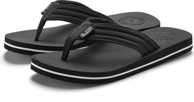 Produktbild von AUTHENTIC LE JOGGER Badezehentrenner Badelatsche, Flip Flop, Badepantolette, Badeschlappe, Sommerschuhe schwarz Größe 44