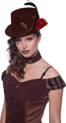 Produktbild von Brauner Steampunk Zylinder für Damen & Herren