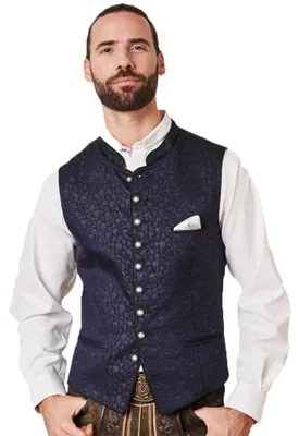 Produktbild von Krüger BUAM Trachten Weste "Juanito" 951165 | Marineblau Größe: 60