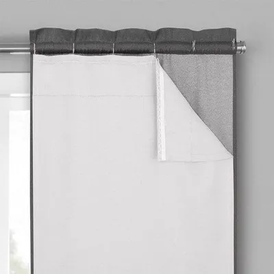 Zdjęcie produktu dla Zestaw 2 zasłon termoizolacyjnych – biały – 68,6 x 203 cm