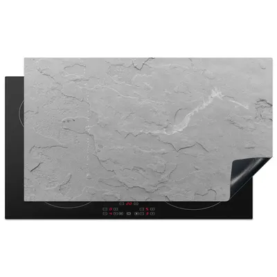 Produktbild von KitchenYeah© Herdabdeckplatte Granit - Steine - Grau - Textur , 91x52cm, Küche Deko, Glaskeramikkochfeld Herdabdeckung, Abdeckplatte fùr Kochfeld