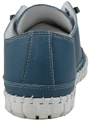 Produktbild von Gemini Damen Schnürschuh Leder Sneaker mit herausnehmbarer Innensohle 395610-02, Größe:41 EU, Farbe:Mehrfarbig