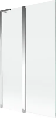 Produktbild von Mexen Mist L Duschabtrennung 2-flügelig 110 x 150 cm, transparent, Chrom - 8A9L-110-011-01-00