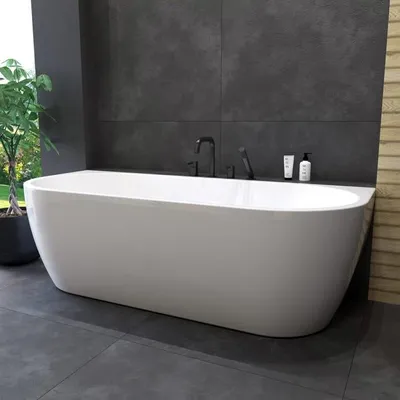 Imagen del producto de OLTENS. Bañera independiente Begna, ovalada, 170 x 75 cm