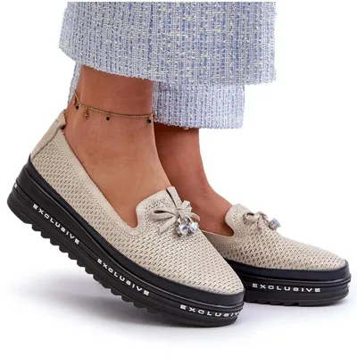 Produktbild von Glänzende Damen Lederslipper auf Plateau S.Barski LR400 Gold 40