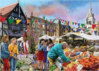 Image de Saffron Walden Market - 1000 pièces