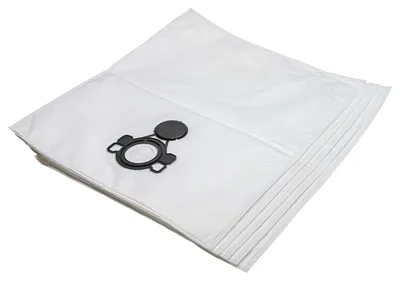 Produktbild von vhbw 5x Staubbeutel kompatibel mit Mirka 415, 915 M, 915 L Staubsauger - 27cm x 21,5cm Weiß