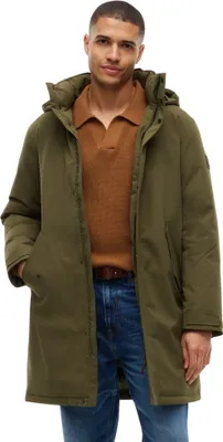 Productafbeelding van Tommy Hilfiger heren tech-hoodie gevoerde parka MW0MW44989. Parka, model Huntsman