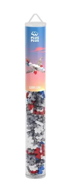 Imagen del producto de Plus-Plus, avión para construir, plástico, 100 piezas