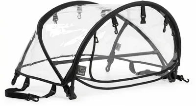 Image de Hauck Bike Trailer Sunshade - pare-soleil pour remorque de vélo, noir