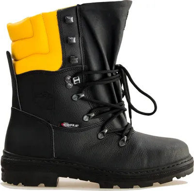 Produktbild von Schnittschutzstiefel COFRA® Klasse1 schwarz/gelb, Größe 39