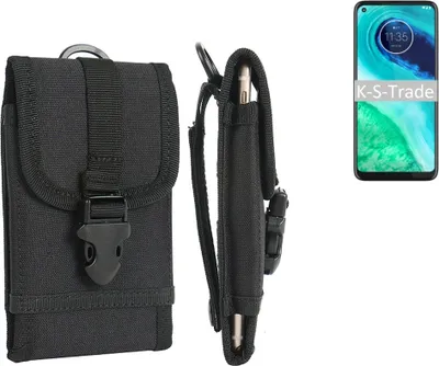 Produktbild von K-S-Trade Holster Handy Hülle kompatibel mit Motorola G8 Holster Handytasche Gürtel Tasche Schutz Hülle Robust Outdoor schwarz