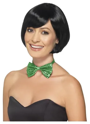 Obrázok produktu pre Smiffys - Uni motýlik s flitrami - polyester SM1512 (jedna veľkosť) (zelený)