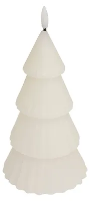Immagine prodotto di Candela a LED a forma di albero di Natale, altezza 20 cm, colore bianco - Atmosphera, arredamento per la casa