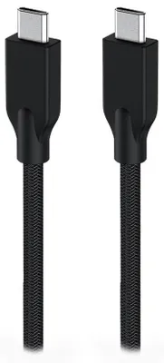 Obrázek produktu pro GENIUS nabíjecí kabel ACC-C2CC-3A, USB-C na USB-C, 3A, PD60W, opletený, černý – 1,5 m