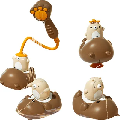 Immagine prodotto di Giocattolo elettrico per il bagno del bambino, design simpatico dell'orso, vasca d'acqua per bambini, piscina, bagno, alta configurazione