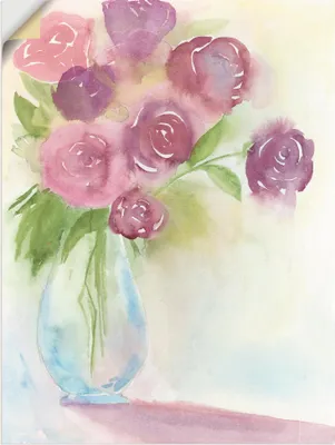 Produktbild von ARTland Wandbild, selbstklebend Leuchtener Strauß II Größe: 30x40 cm