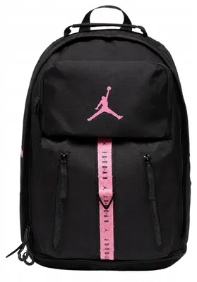 Zdjęcie produktu dla Plecak Jordan Sport 35L Szkolny Sportowy Czarny Różowy Laptop 15”