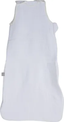 Image de Gigoteuse en gaze de coton 50 x 90 cm blanc