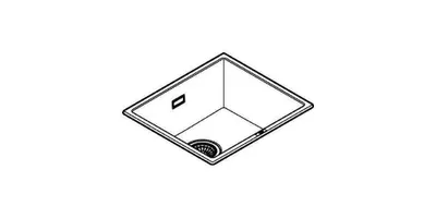 Obrázek produktu pro Granitový dřez GROHE K700U 406 x 457 mm černá 31653AP0